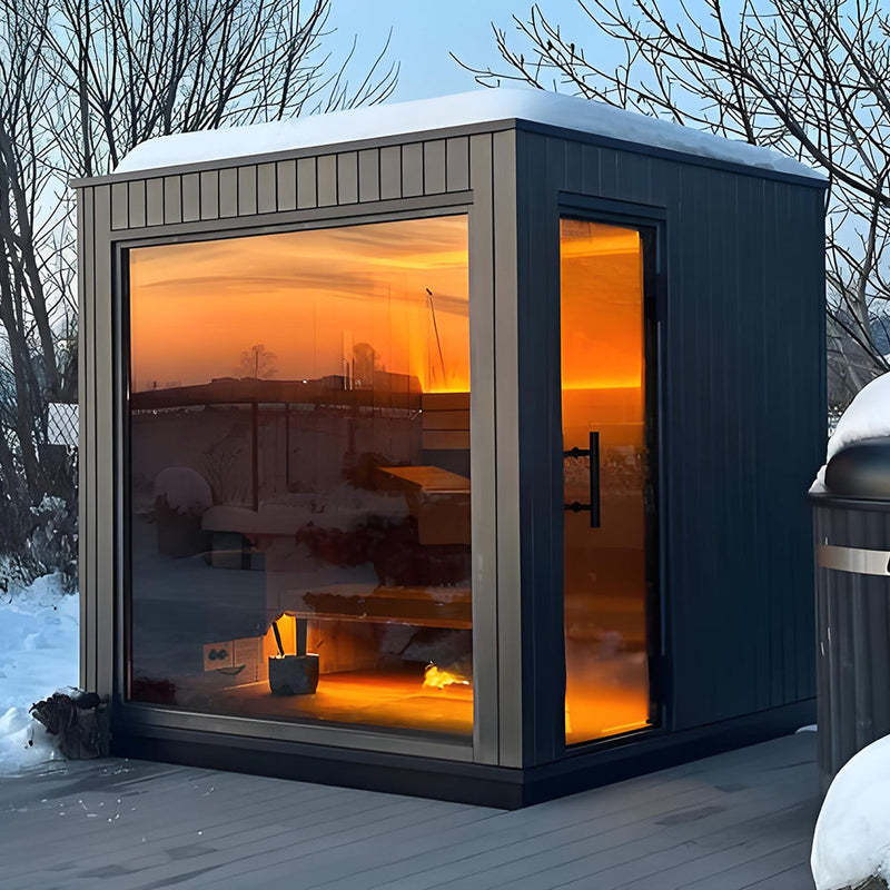 Premium Saunas Direct Luxury 6 Person Outdoor Sauna