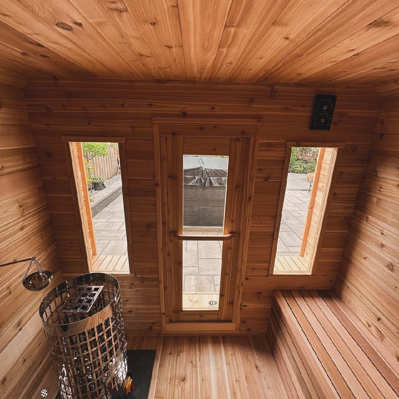 Premium Saunas Direct 4 Person Outdoor Sauna Cube